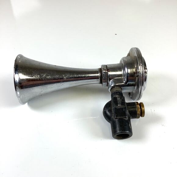 4.5” Grover Products LA USA Chrome Air Horn Boat Hot Rod Car Mighty Midget - Picture 5 of 5